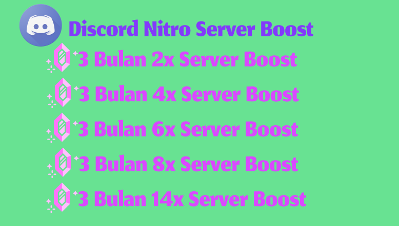 Discord Server Nitro Boost